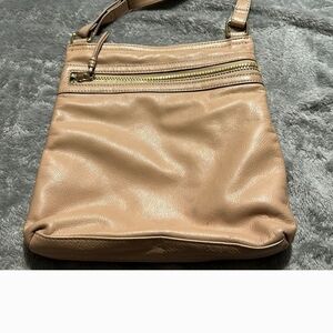 Margot Blush With Gold Trim Crossbody Bag